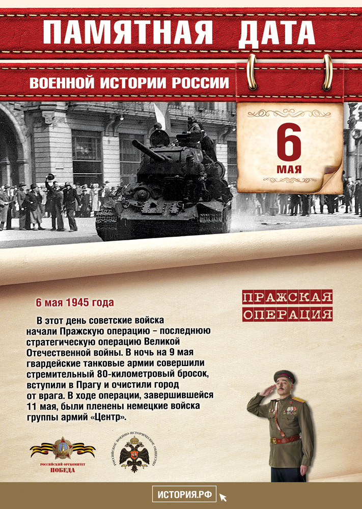 Памятная дата военной истории России — Начало Пражской операции